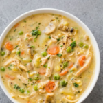 Easy Creamy Chicken Tortilla Soup Recipe