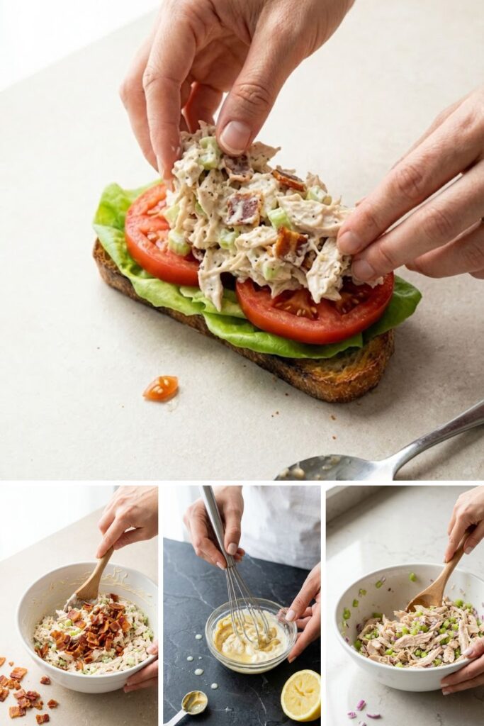 BLT Chicken Salad Sandwich Recipe