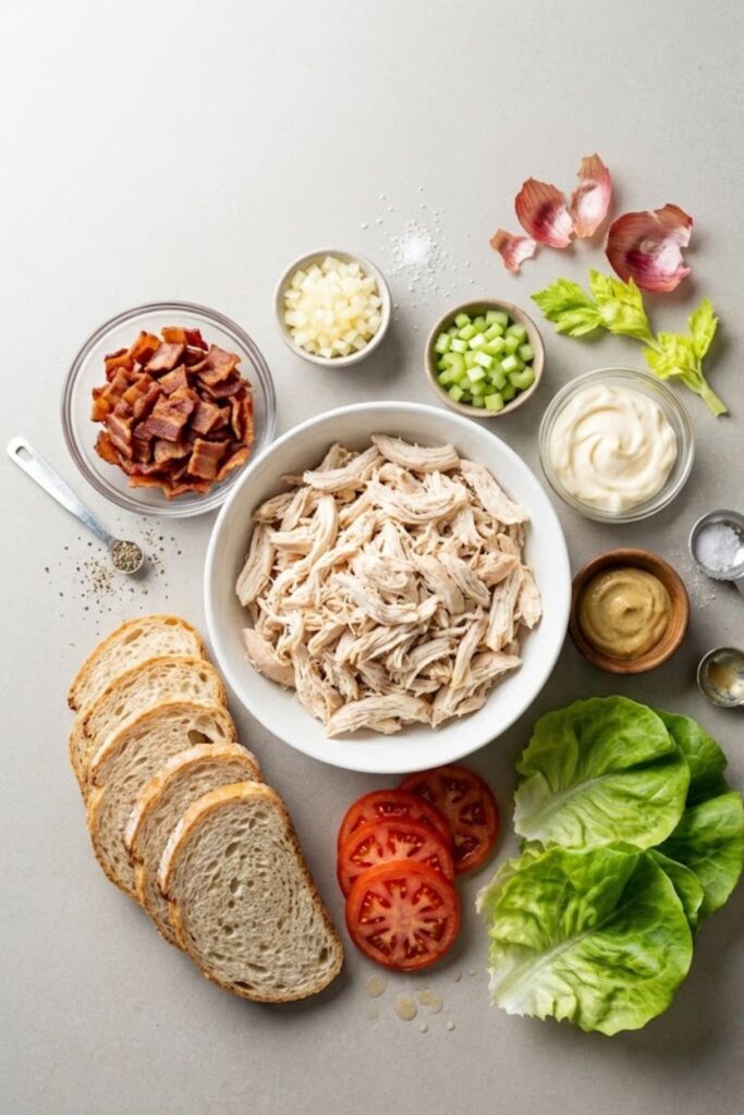 BLT Chicken Salad Sandwich Recipe