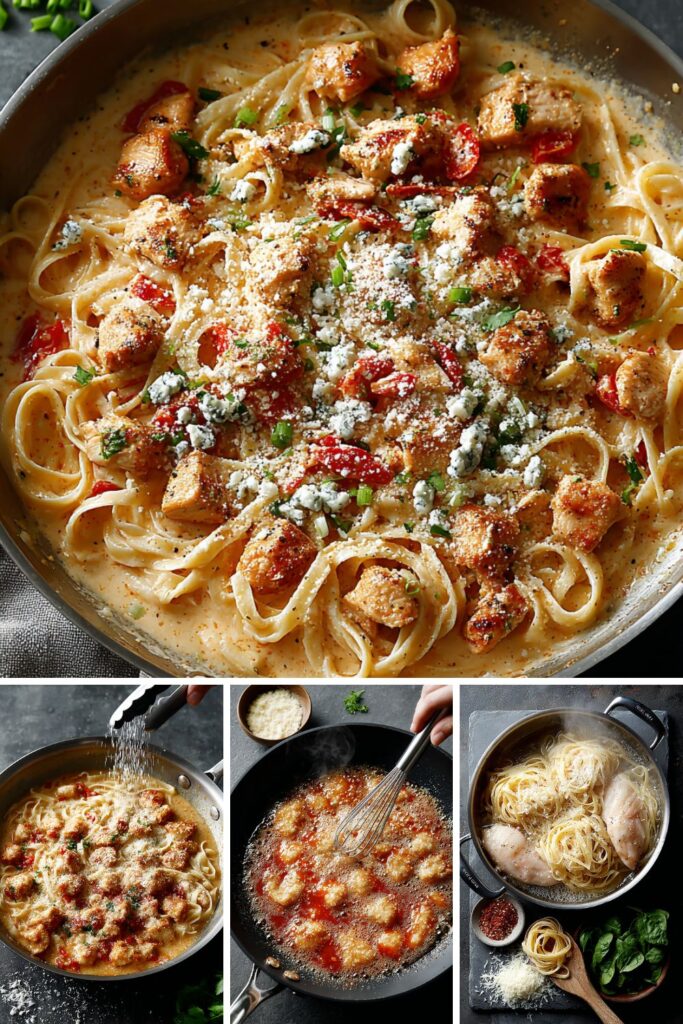 Buffalo Chicken Alfredo Pasta Recipe