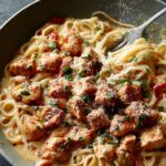Chicken Spinach Alfredo Pasta Recipe