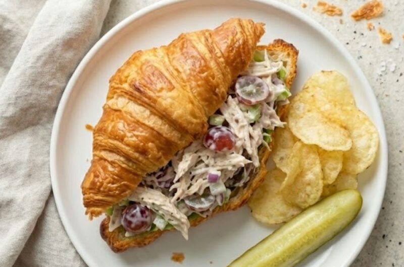 Chicken Salad Croissant Sandwich Recipe