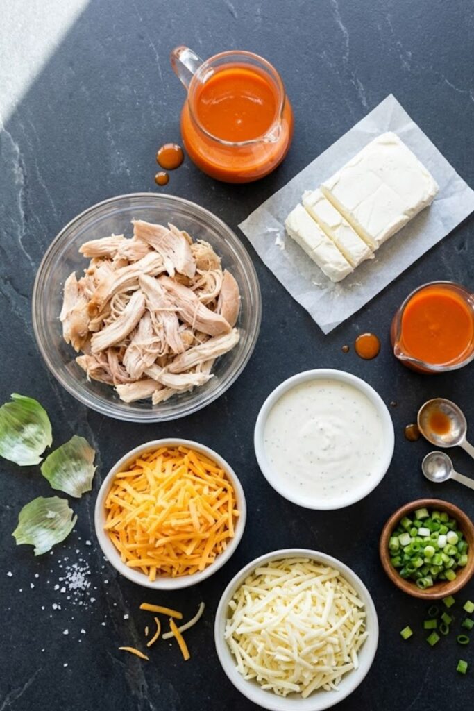 Buffalo Ranch Chicken Dip Recipe