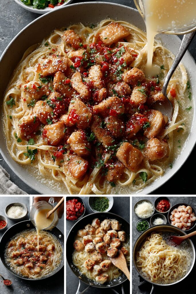 Cajun Chicken Alfredo Pasta Recipe