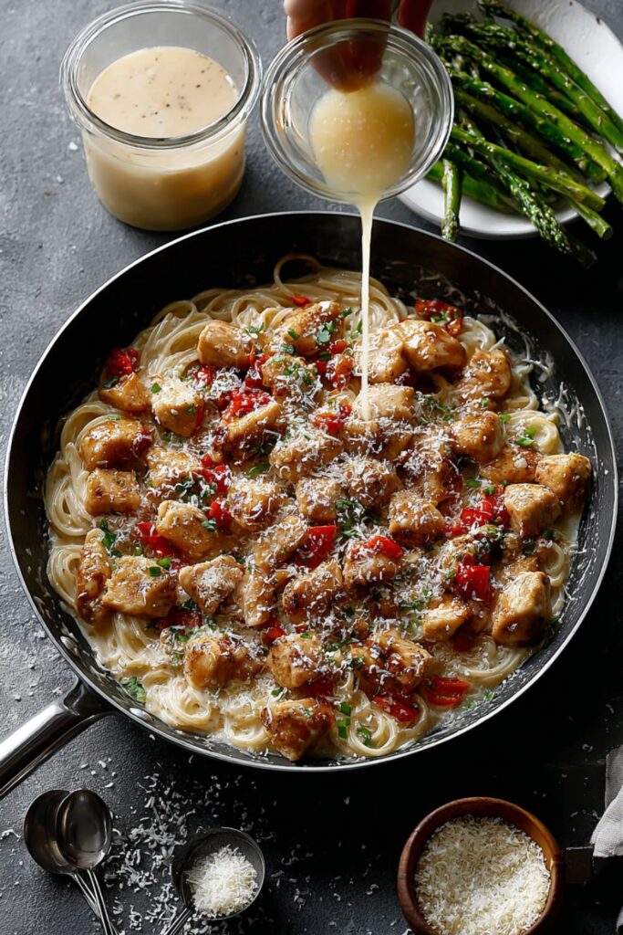 Cajun Chicken Alfredo Pasta Recipe