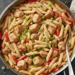 Chicken Mushroom Alfredo Pasta Recipe