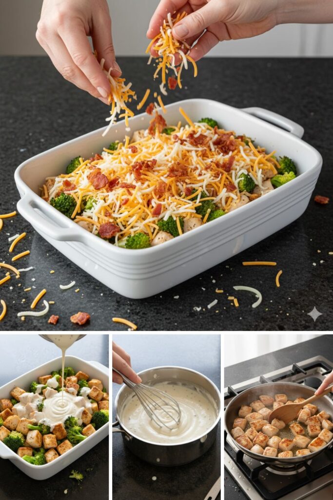 Chicken Bacon Broccoli Casserole Recipe