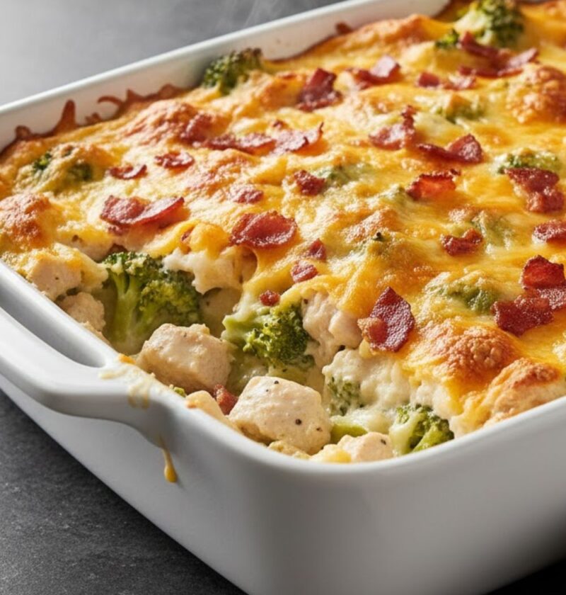 Chicken Bacon Broccoli Casserole Recipe
