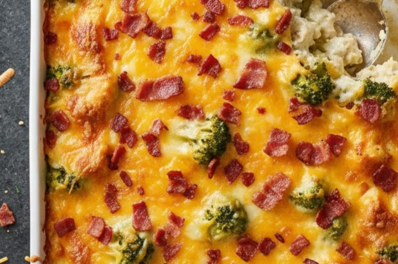 Chicken Bacon Broccoli Casserole