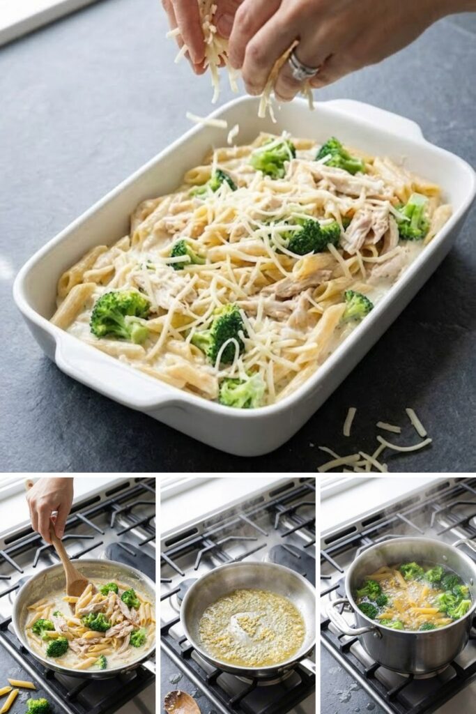 Chicken Broccoli Alfredo Casserole Recipe