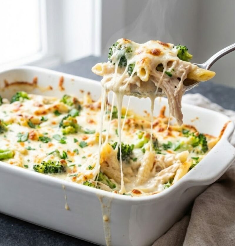 Chicken Broccoli Alfredo Casserole Recipe