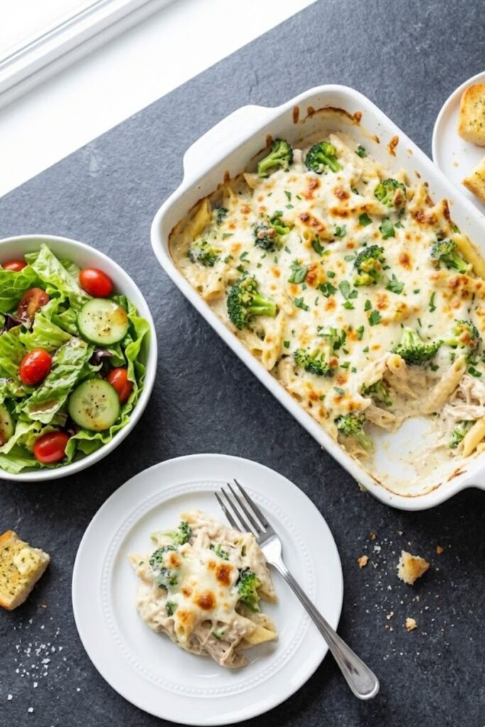 Chicken Broccoli Alfredo Casserole Recipe