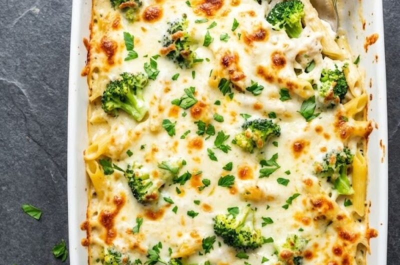 Chicken Broccoli Alfredo Casserole
