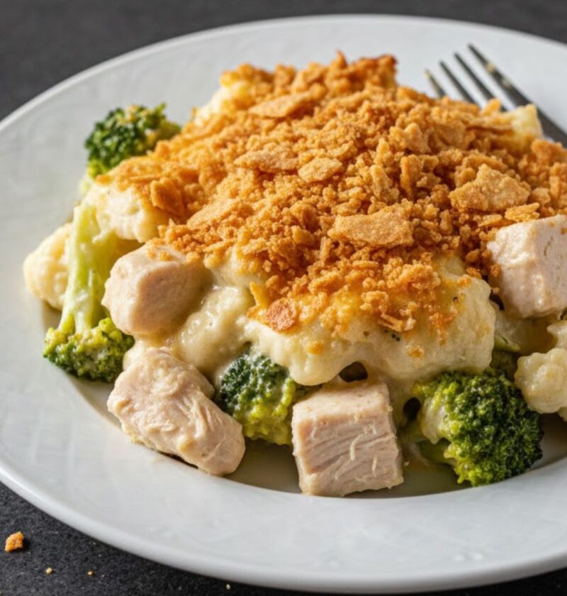 Chicken Broccoli Cauliflower Casserole