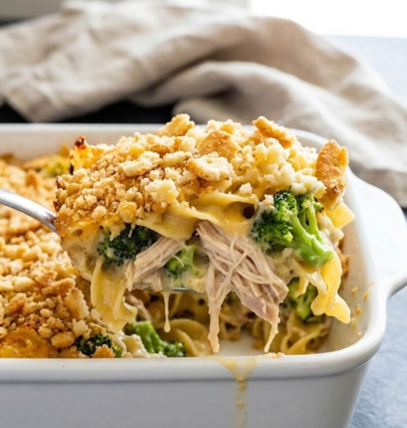 Chicken Broccoli Noodle Casserole Recipe