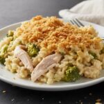Creamy Chicken Broccoli Orzo Casserole Recipe
