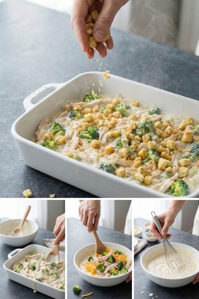 Chicken Broccoli Stuffing Casserole Recipe