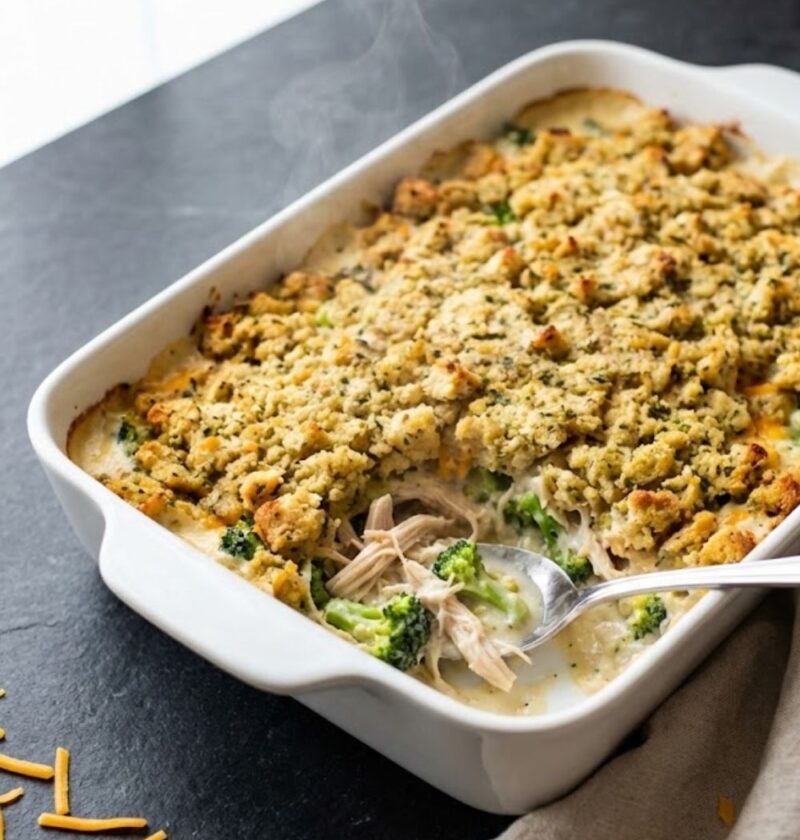 Chicken Broccoli Stuffing Casserole Recipe