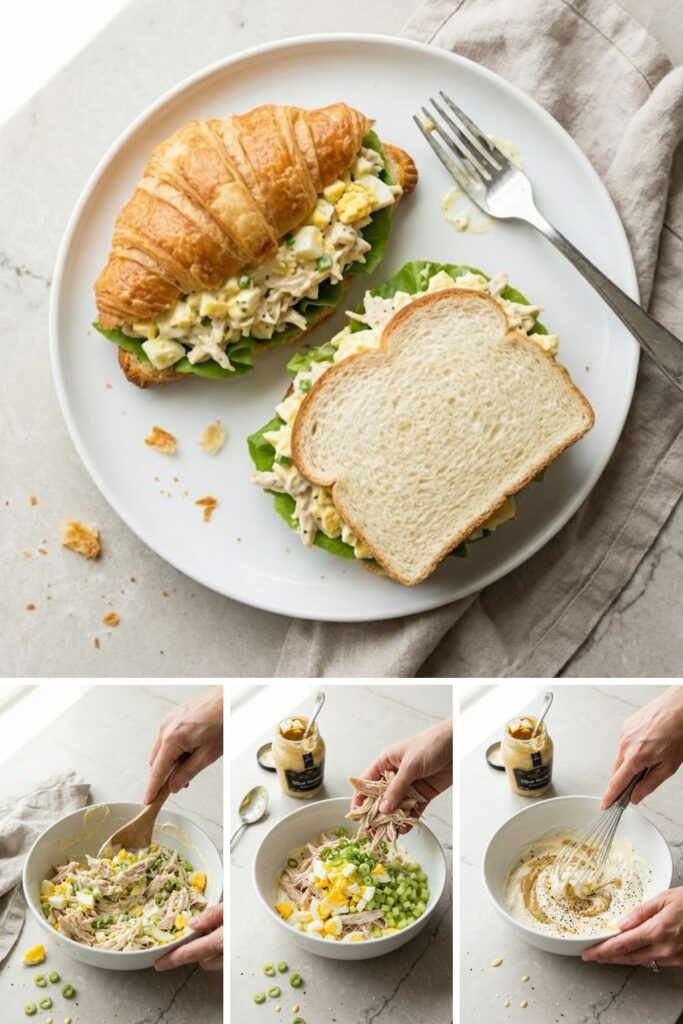 Chicken Egg Salad Sandwich Recipe