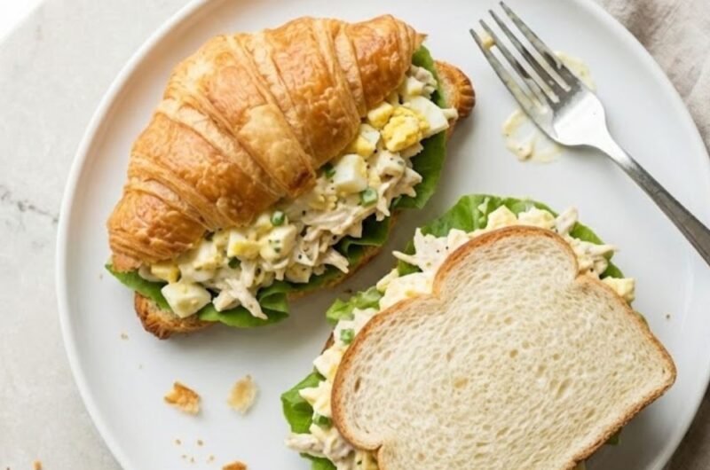 Chicken Egg Salad Sandwich