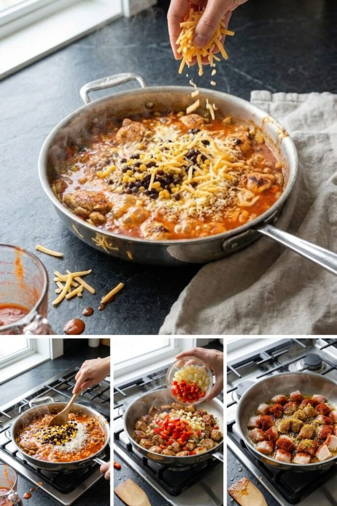 Chicken Enchilada Rice Casserole Recipe