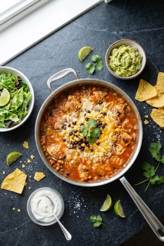 Chicken Enchilada Rice Casserole Recipe