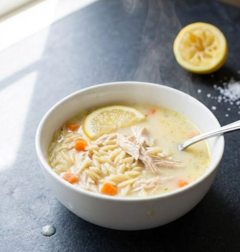 Chicken Lemon Orzo Soup Recipe