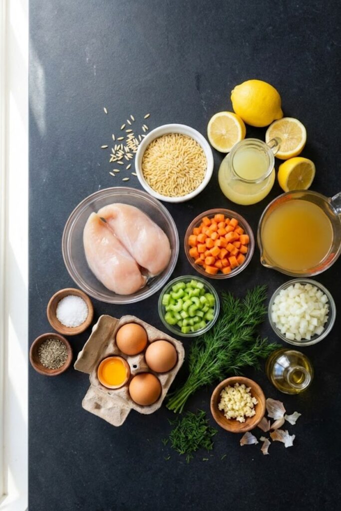 Chicken Lemon Orzo Soup Recipe