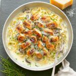 Chicken Spinach Alfredo Pasta Recipe