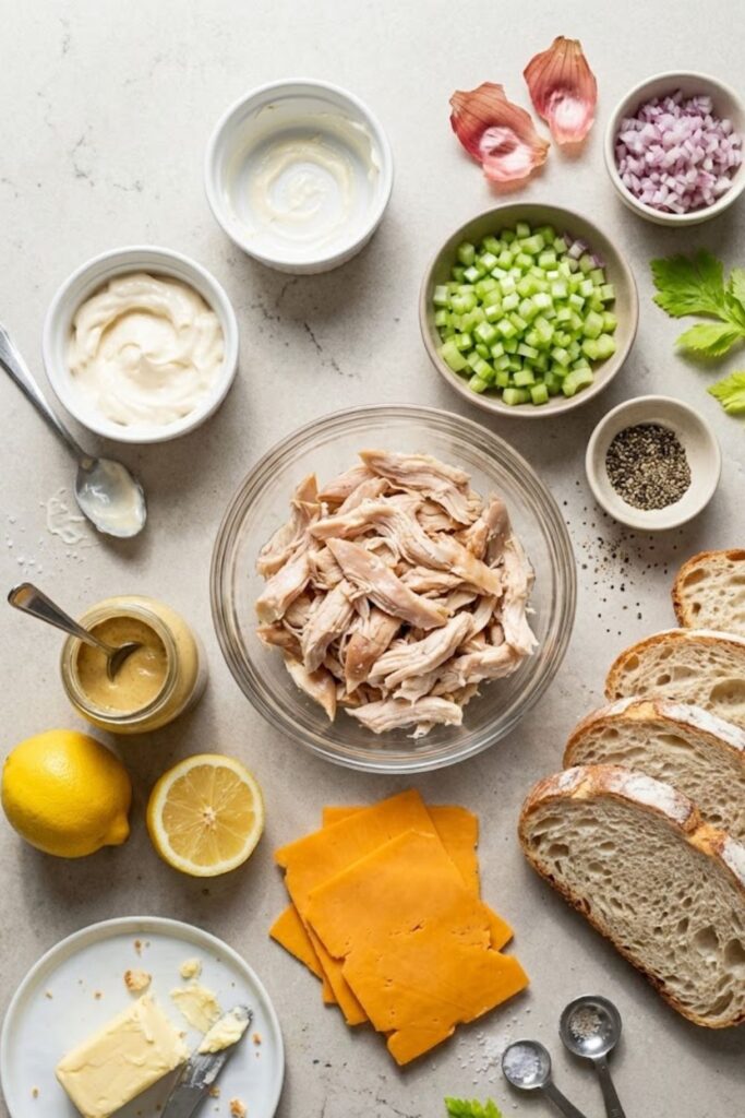 Chicken Salad Melt Sandwich Recipe