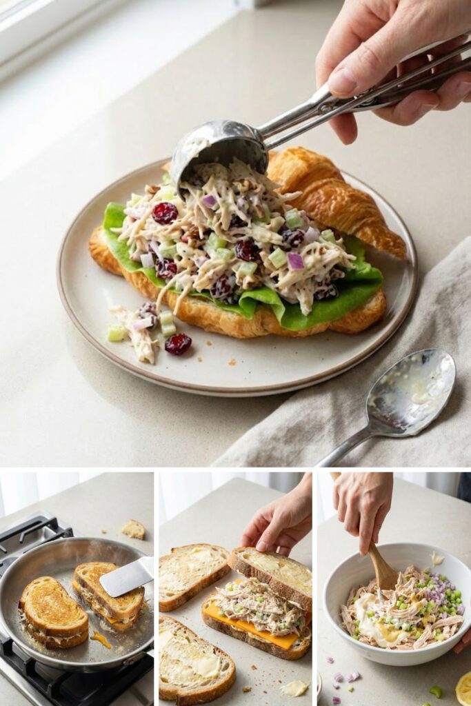 Chicken Salad Melt Sandwich Recipe
