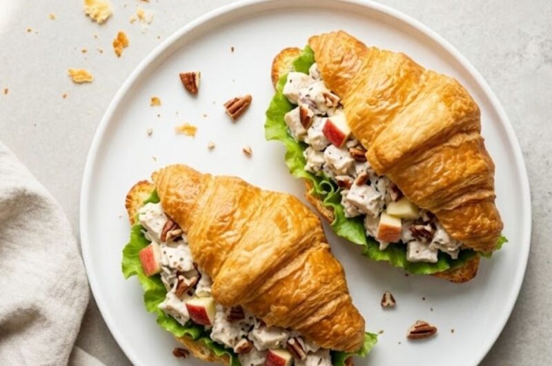 Chicken Salad Sandwich with Apples