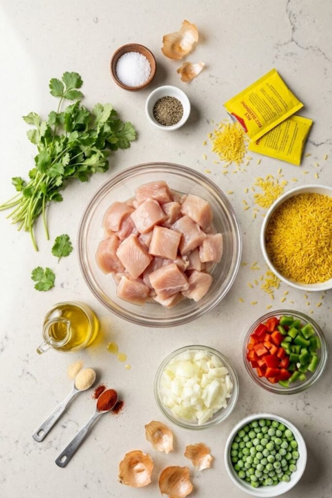 Chicken and Yellow Rice Casserole Recipe