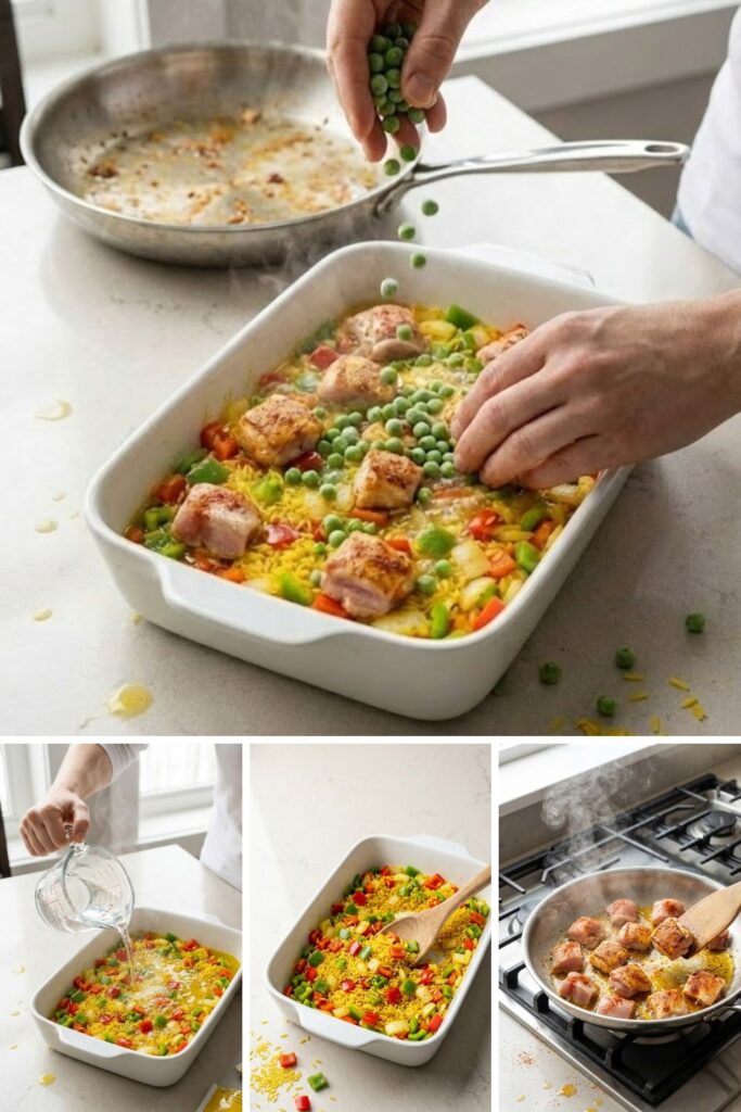Chicken and Yellow Rice Casserole Recipe