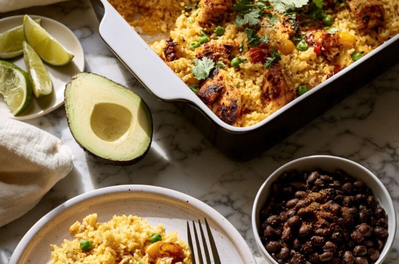 Chicken and Yellow Rice Casserole Recipe