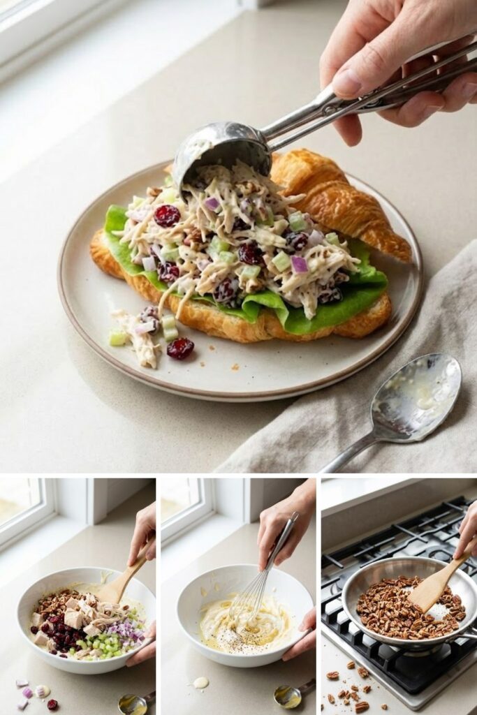 Cranberry Chicken Salad Sandwich Recipe