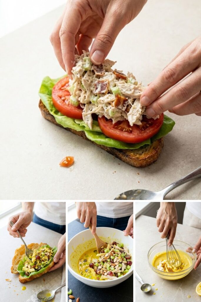 Curry Chicken Salad Sandwich Recipe