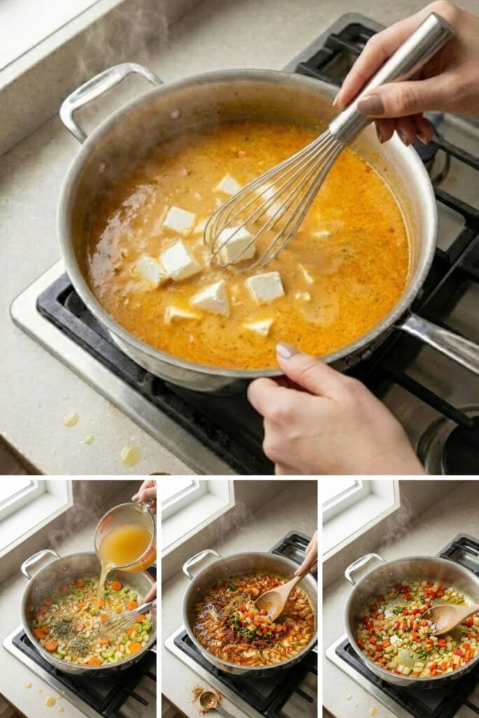 Easy Creamy Chicken Tortilla Soup Recipe