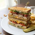 Grilled Chicken Caesar Croissant Sandwich Recipe