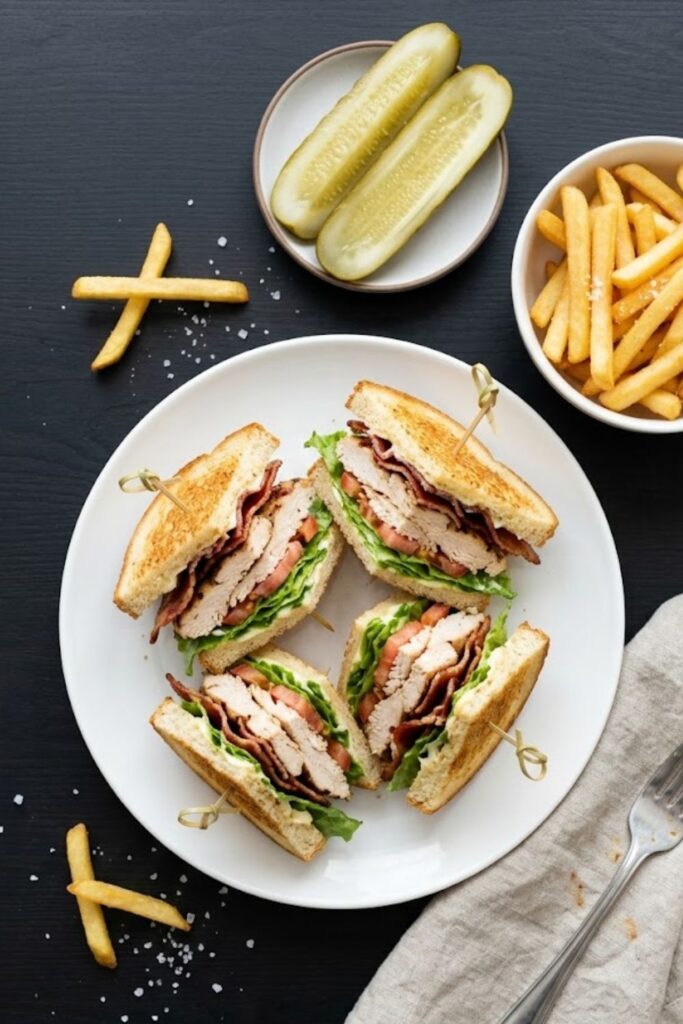 Grilled Chicken Club Sandwich Recipe