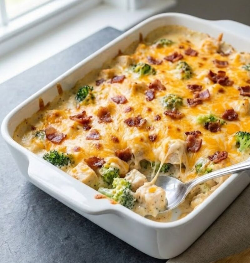 Keto Chicken Broccoli Casserole Recipe