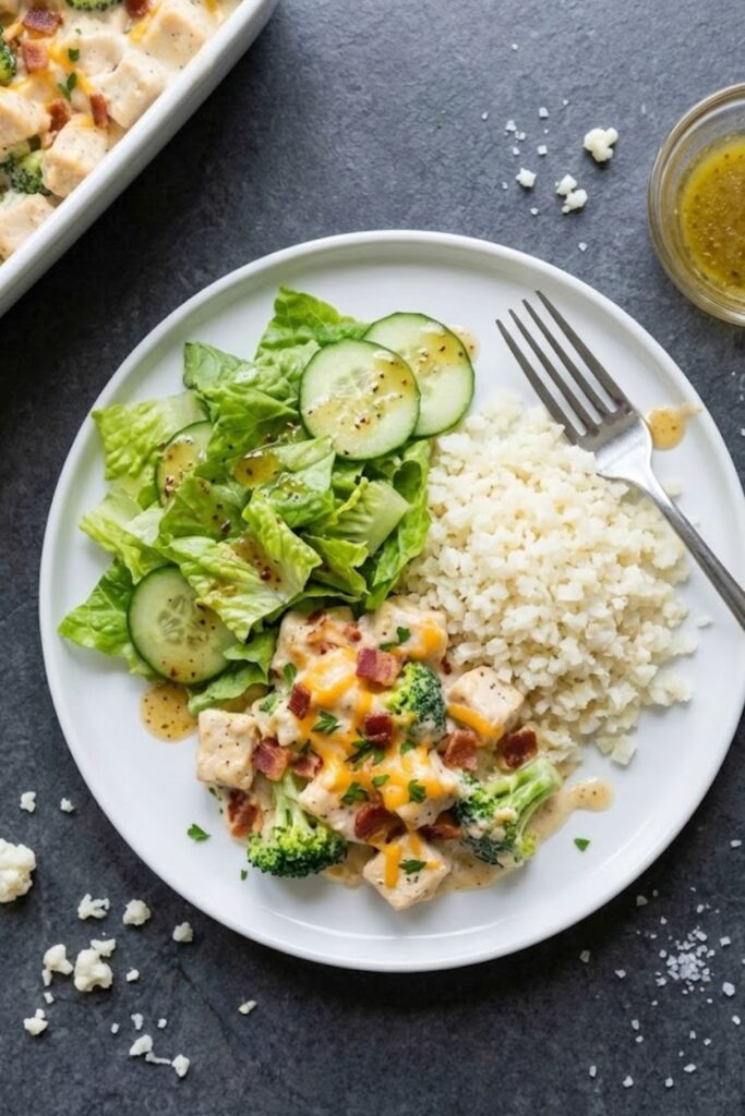 Keto Chicken Broccoli Casserole Recipe