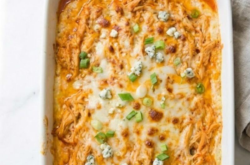Layered Buffalo Chicken Dip