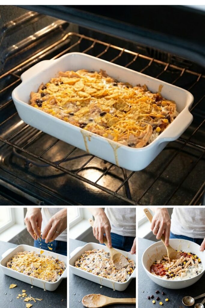 Mexican Chicken Casserole with Rice & Beans Recipe