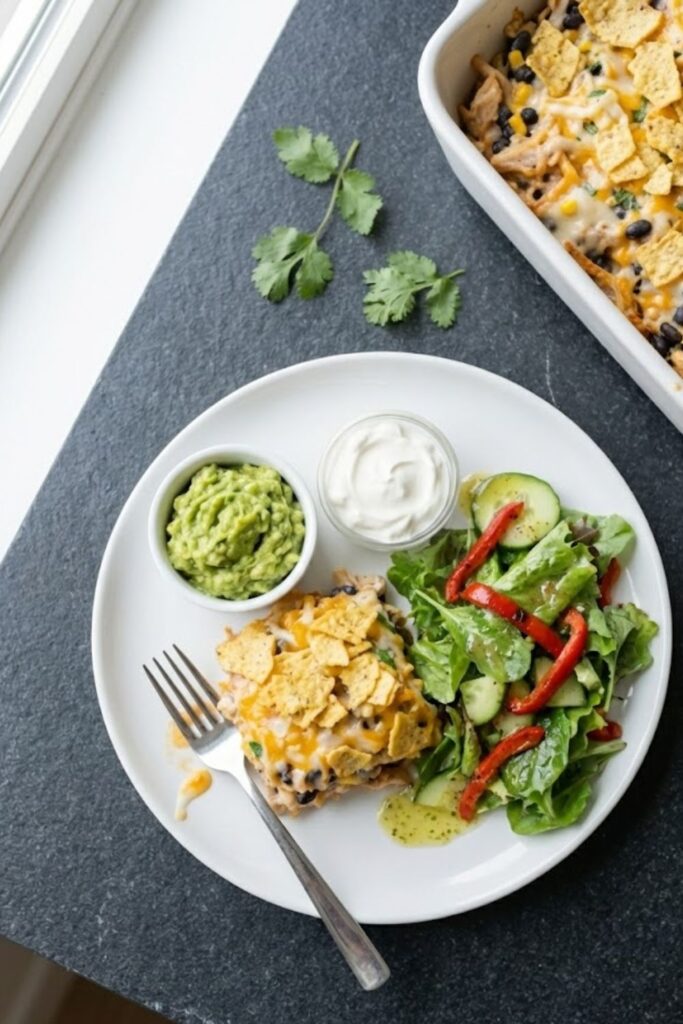 Mexican Chicken Casserole with Rice & Beans Recipe