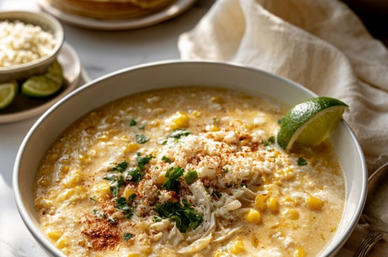 Mexican Chicken Street Corn Soup
