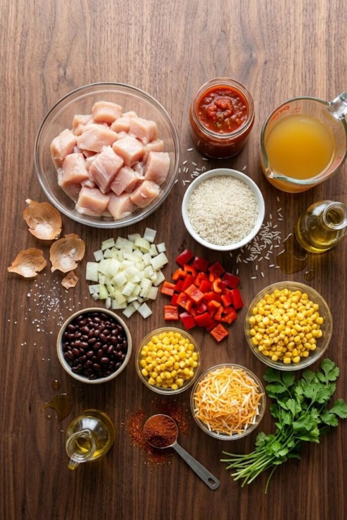 Mexican Chicken and Rice Casserole Recipe