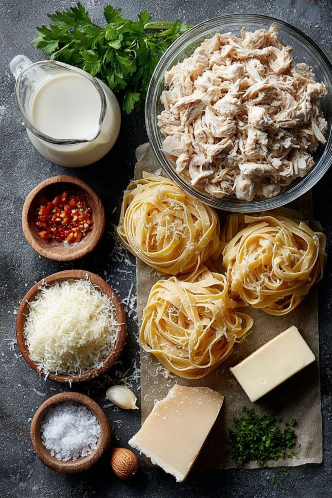 Rotisserie Chicken Alfredo Pasta Recipe