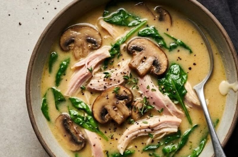 Rotisserie Chicken And Mushroom Soup