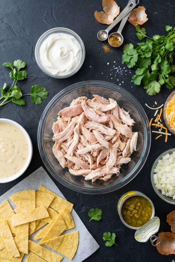 Sour Cream Chicken Enchilada Casserole Recipe